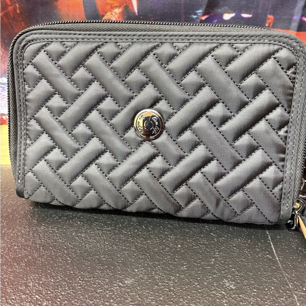 LUG Quilted Black Wallet